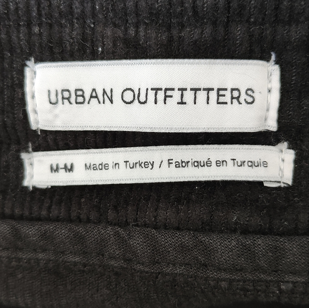 URBAN OUTFITTERS Black Harmony Corduroy Zip-Front Skirt Size Medium - Picture 5 of 6